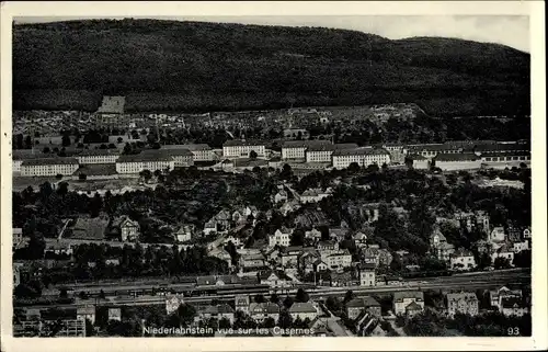 Ak Niederlahnstein Lahnstein am Rhein, vue sur les Casernes