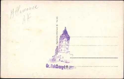 Ak Seelenberg Schmitten im Taunus Hessen, Römer-Kastell zwischen Gr. Feldberg u. Rotem Kreuz