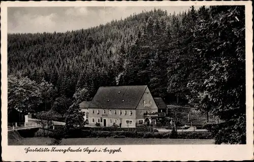 Ak Seyde Hermsdorf im Erzgebirge, Gaststätte Zwergbaude