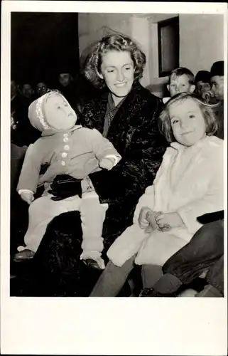 Ak Prinzessin Martgriet und Marijke der Niederlande, Dezember 1948