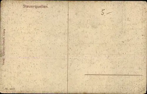 Künstler Ak Thiele, Arthur, Besitzwechselsteuer, Leihhaus, Steuerquellen