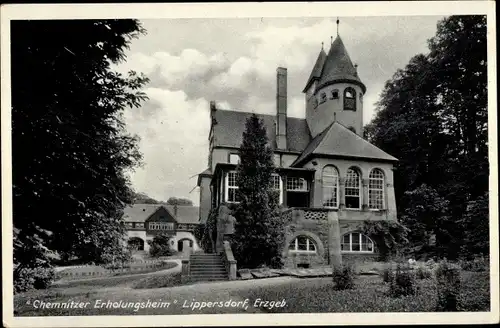 Ak Lippersdorf Lengefeld im Erzgebirge Sachsen, Chemnitzer Erholungsheim