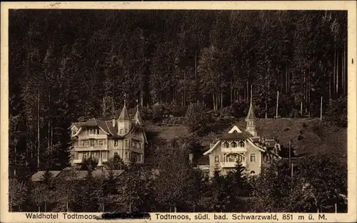 Ak Todtmoos im Schwarzwald, Waldhotel