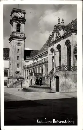 Foto Ak Coimbra Portugal, Universidade, Universität