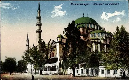 Ak Konstantinopel Istanbul Türkei, Mosquee Suleimanie