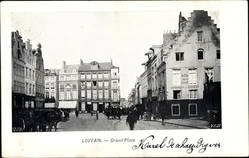Ak Louvain Leuven Flämisch Brabant, Grand'Place