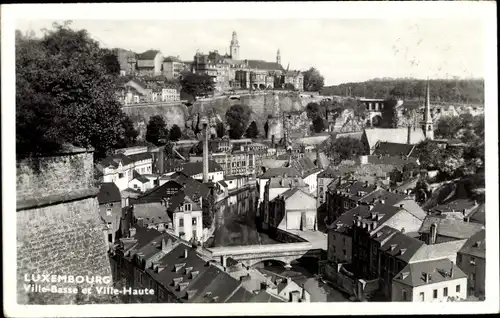 Foto Ak Luxemburg Luxembourg, Ville-Basse et Ville-Haute