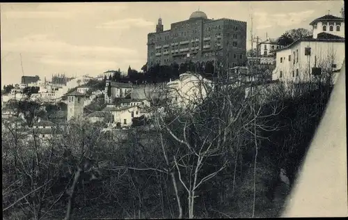 Ak Granada Andalusien Spanien, Hotel Alhambra Palace