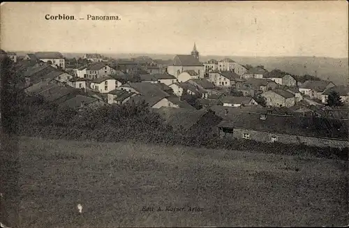 Ak Corbion Bouillon Wallonien Luxemburg, Panorama