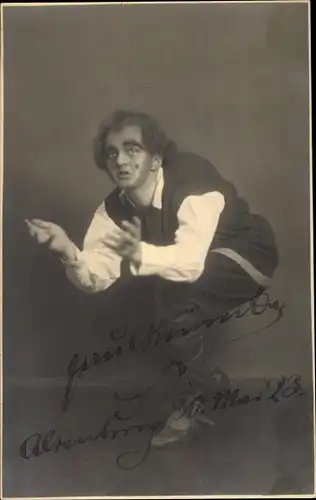 Foto Ak Schauspieler Paul Brünnberg, Autogramm