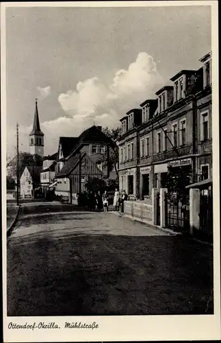 Ak Ottendorf Okrilla Sachsen, Mühlstraße