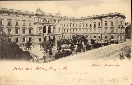 Ak Kaliningrad Königsberg Ostpreußen, Königliche Regierung