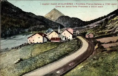 Ak Clavières Cantal, Frontiera Franco-Italiana, Cima del Janus forte Francesco