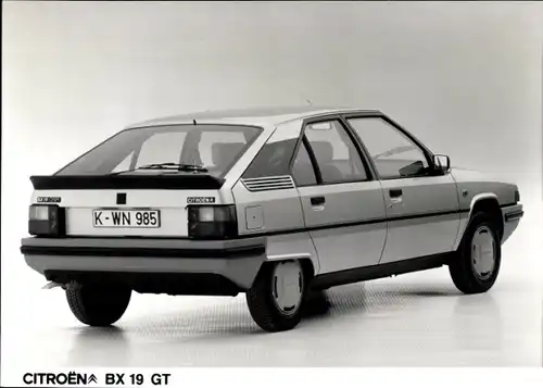 Foto Citroën BX 19 GT, Auto, Heckansicht, Kennzeichen K-WN 985