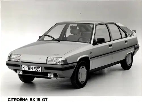 Foto Citroën BX 19 GT, Auto, Frontansicht, Kennzeichen K-WN 985