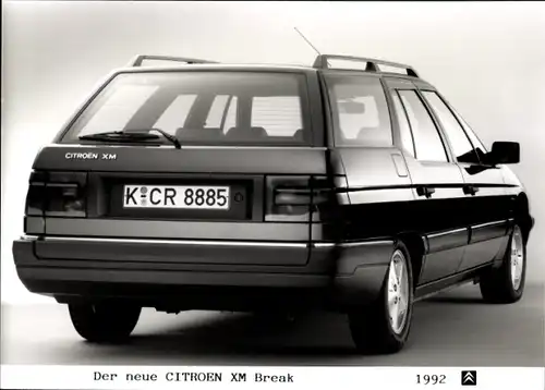 Foto Citroën XM Break 1992, Auto, Heckansicht, Kennzeichen K-CR 8885