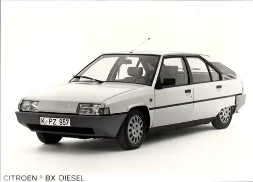 Foto Citroën BX Diesel, Auto, Frontansicht, Kennzeichen K-PZ 957