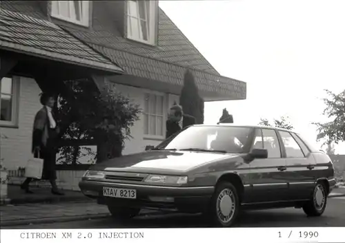 Foto Citroën XM 2.0 Injection 1/1990, Auto vor einem Wohnhaus, Kennzeichen K-AV 8213