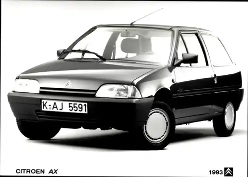 Foto Citroën AX 1993, Auto, Frontansicht, Kennzeichen K-AJ 5591