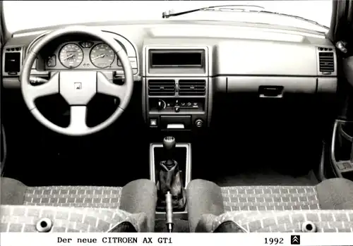 Foto Citroën AX GTi 1992, Auto, Innenansicht, Armaturenbrett