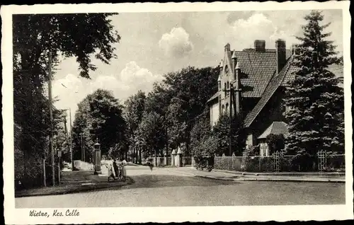 Ak Wietze in der Lüneburger Heide, Straßenpartie