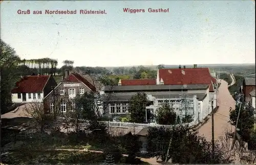 Ak Nordseebad Rüstersiel Wilhelmshaven, Wiggers Gasthof