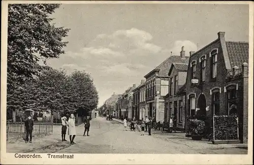 Ak Coevorden Drenthe, Tramstraat