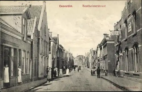 Ak Coevorden Drenthe, Bentheimerstraat