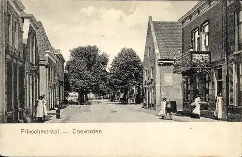 Ak Coevorden Drenthe Niederlande, Frieschestraat