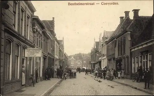 Ak Coevorden Drenthe Niederlande, Bentheimerstraat