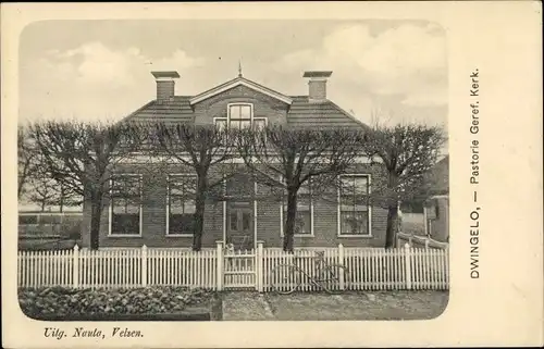 Ak Dwingelo Dwingeloo Drenthe Niederlande, Pastorie Geref. Kerk