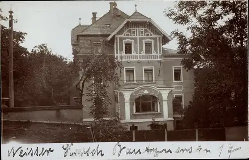 Foto Ak Dresden Weißer Hirsch, Villa Bautzner Straße 17