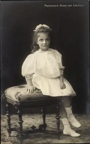 Ak Prinzessin Anna von Sachsen