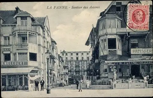 Ak La Panne De Panne Westflandern, Sentier des Ancres