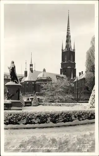 Ak Stockholm Schweden, Riddarholmskyrkan