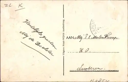 Ak Aardenburg Sluis Zeeland Niederlande, Lange Dreef