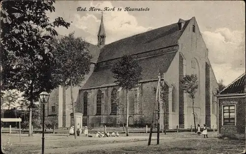 Ak Haamstede Zeeland Niederlande, Ned. Herv. Kerk