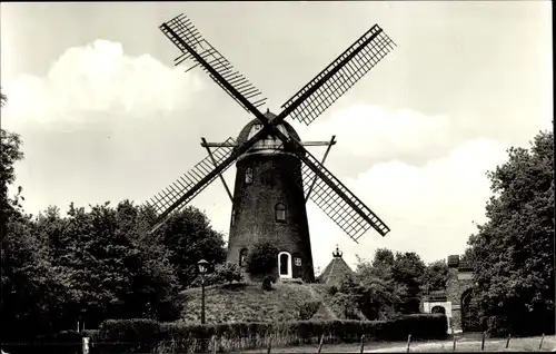 Ak Bergharen Wijchen Gelderland, korenmolen De Verrekijker