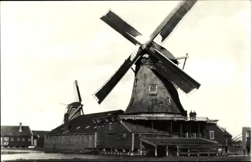 Ak Zaandijk Nordholland, Verfmolen De Valk