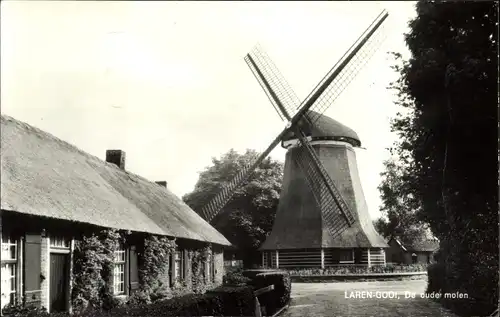 Ak Laren Nordholland Niederlande, De oude molen
