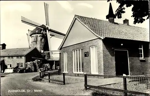 Ak Zuidwolde Drenthe, Molen