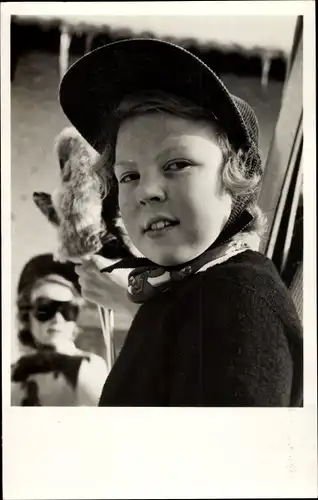 Ak Prinzessin Beatrix der Niederlande, Skiurlaub 1950