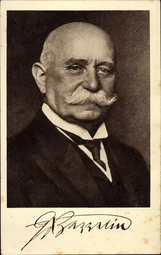 Ak Ferdinand Graf von Zeppelin, Portrait, Reichsausschuss Zeppelin Eckener Spende