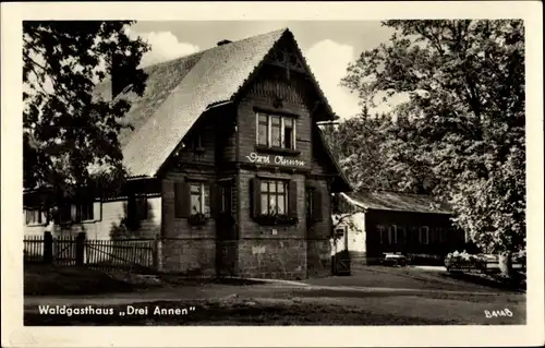 Ak Drei Annen Hohne Wernigerode im Harz, Waldgasthaus