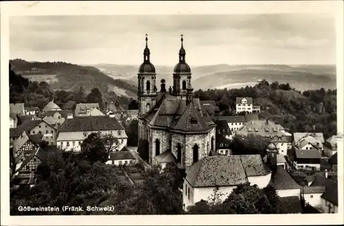 Ak Gößweinstein in Oberfranken, Blick über den Ort