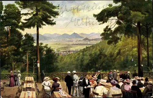 Künstler Ak Hoffmann, B., Venusberg Bonn am Rhein, Casselsruhe, Bad Godesberg, Siebengebirge