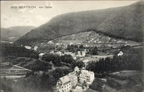 Ak Bad Bertrich an der Mosel Eifel, Gesamtansicht von Osten