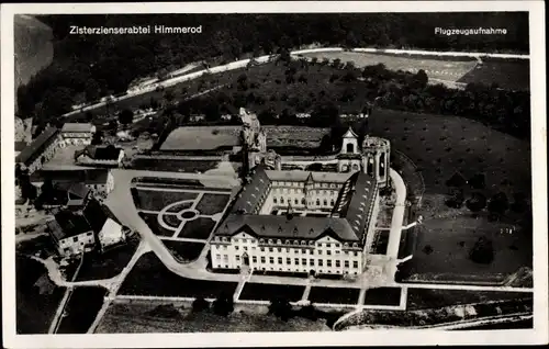 Ak Himmerod Großlittgen in der Eifel, Flugzeugaufnahme Zisterzienserabtei