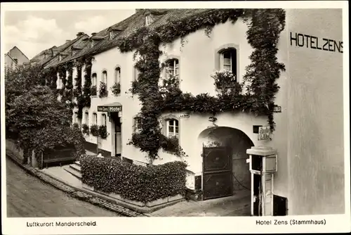 Ak Manderscheid in der Eifel, Hotel Zens, Stammhaus