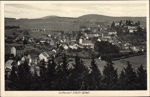 Ak Daun in der Eifel, Ortsansicht